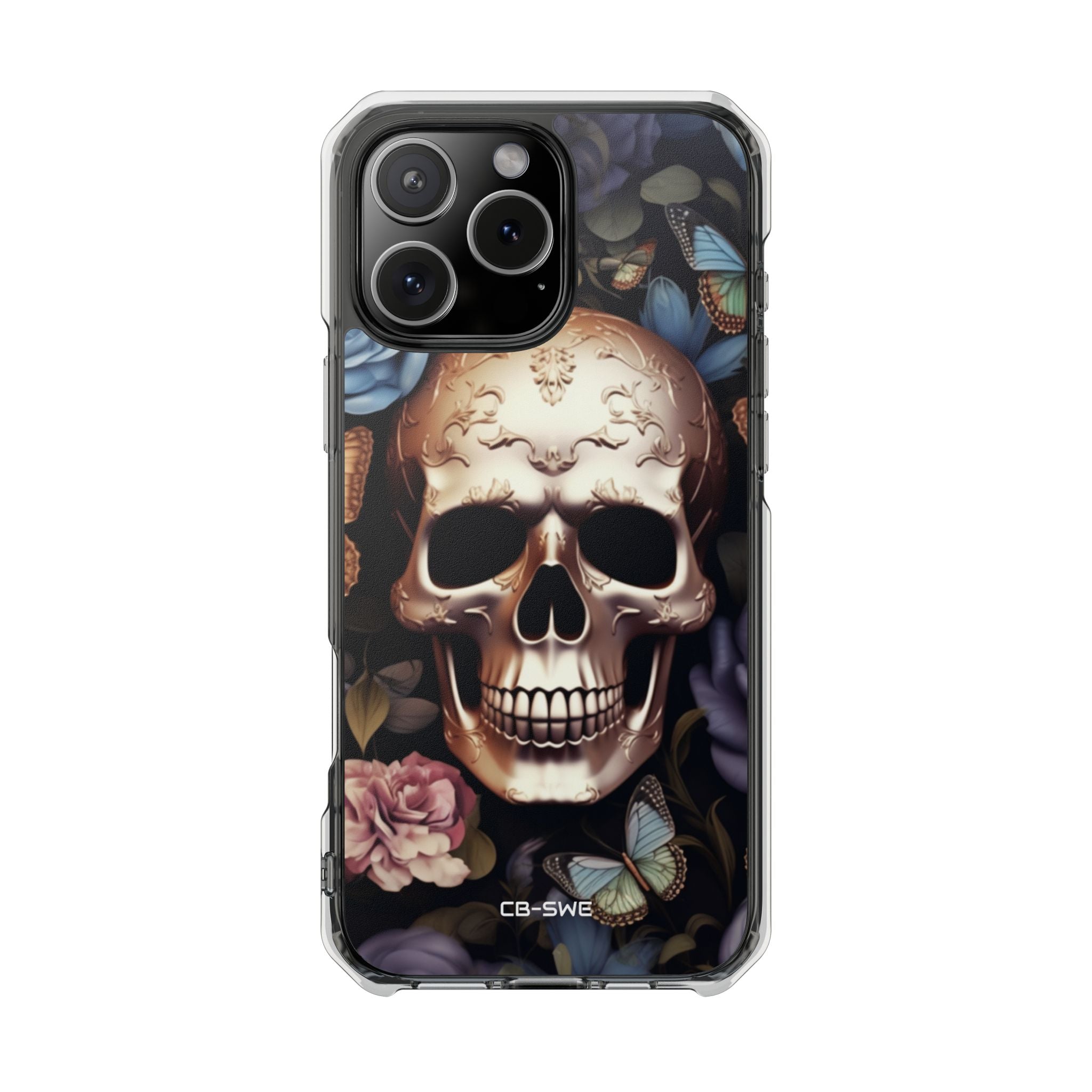 Skull Among Blossoms iPhone Case - Impact