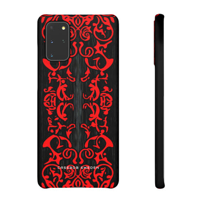 Gothic Crimson Symmetry Samsung S20 - Slim Phone Case