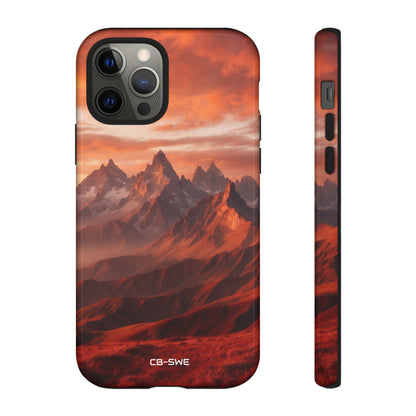 Mountain Peaks Glowing - iPhone Case