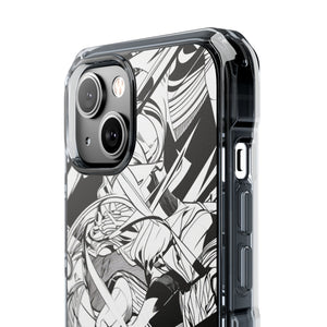 Dynamic Court Noir - Phone Case for iPhone (Clear Impact - Magnetic)