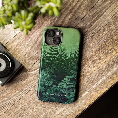 Gradient Fernscape Lush iPhone 15 - Tough Phone Case