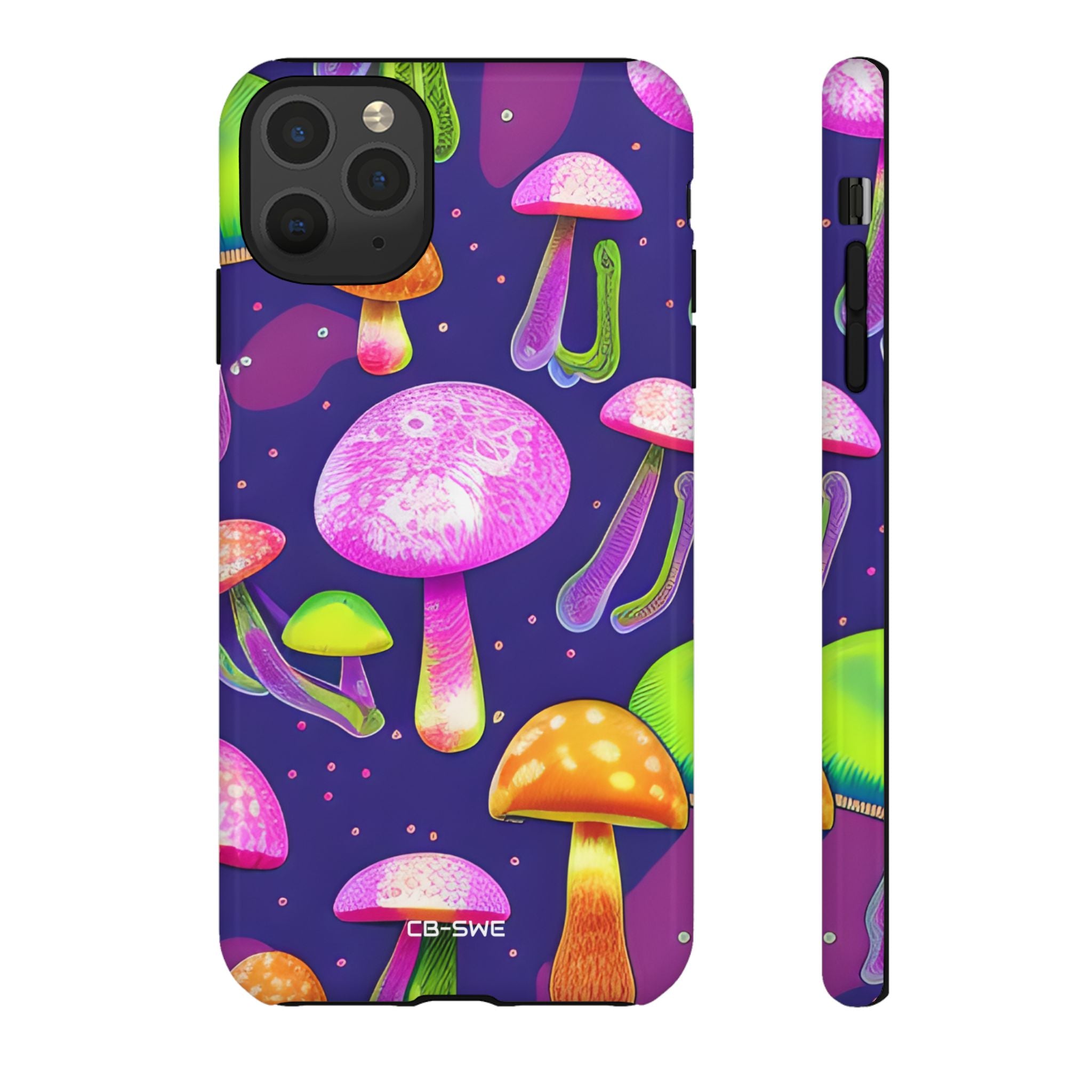 Neon Mushroom Dreams - iPhone Case