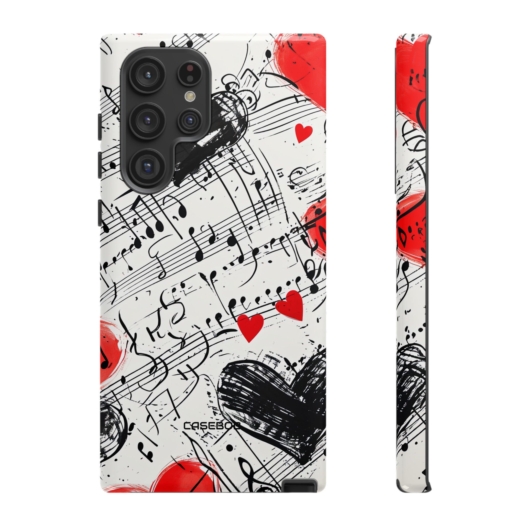 Melodic Love Notes - Protective Pixel Case - Protective Phone Case