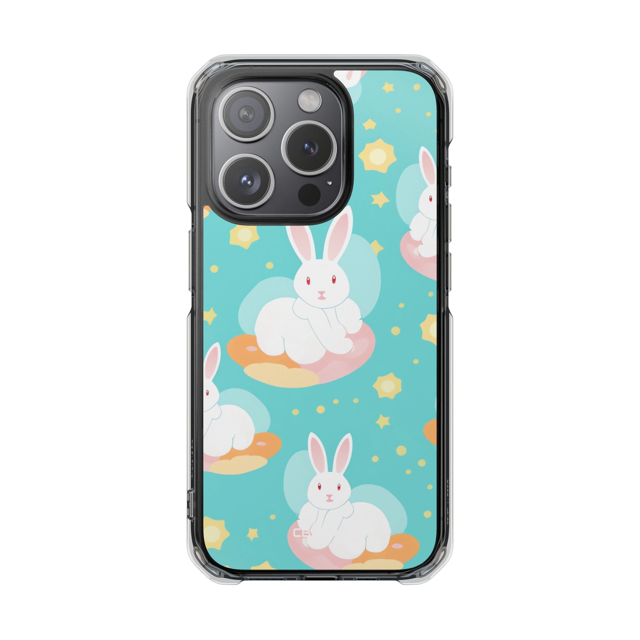 Bunnies Float Dreamily iPhone Case - Impact