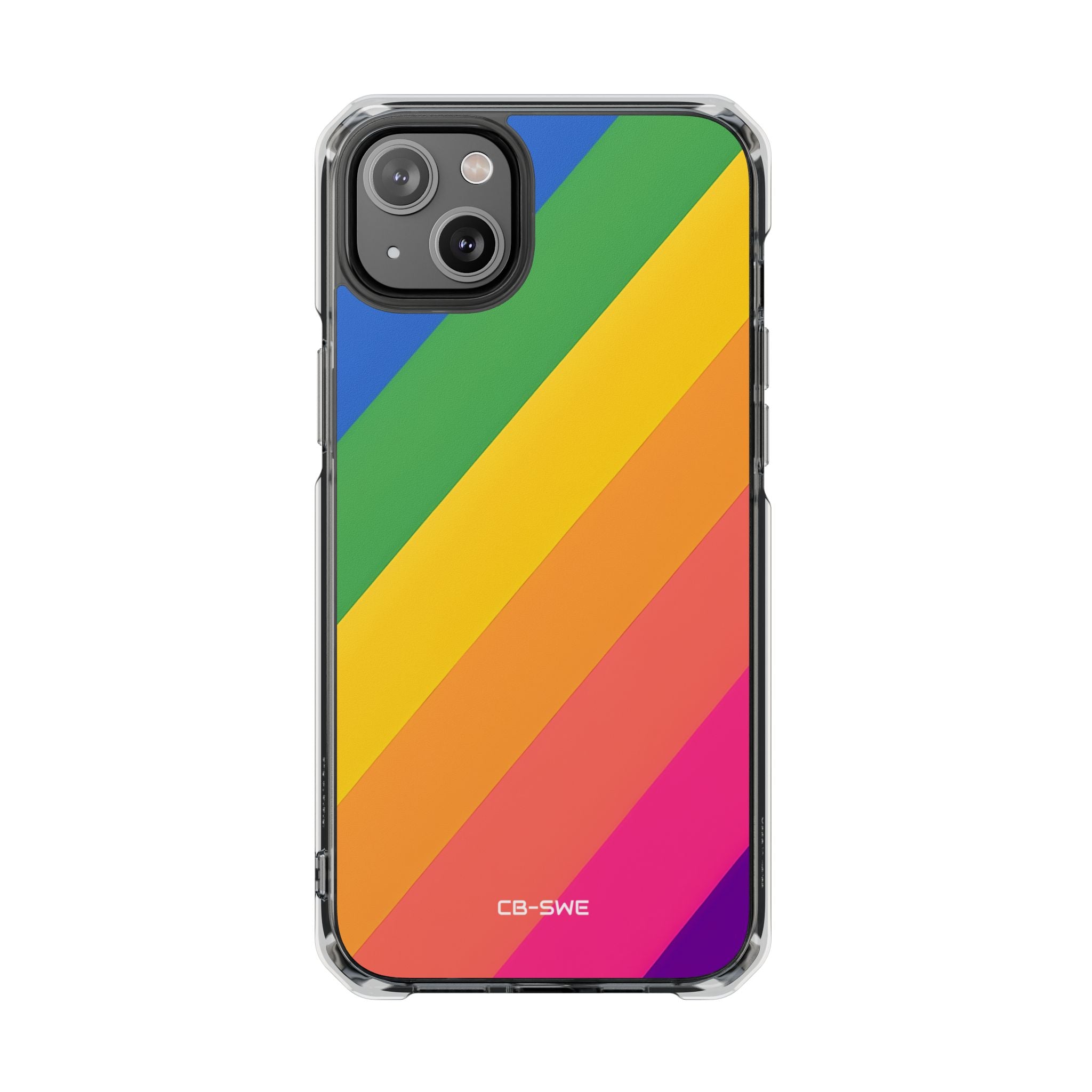 Vibrant Geometric Spectrum iPhone Case - Impact