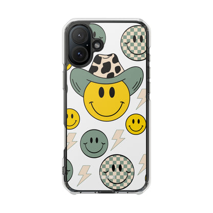 Pop Art Smiley Party iPhone Case - Impact