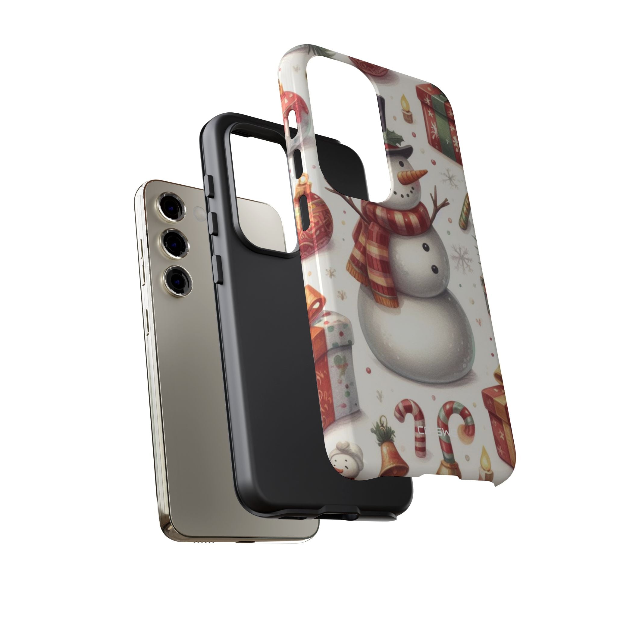 Snowman Wears Scarf - Samsung Case