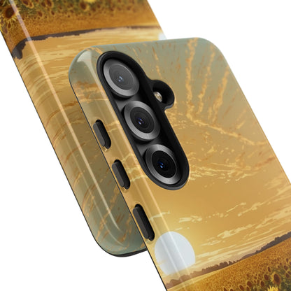 Sunflowers Embrace Sunset - Samsung Case