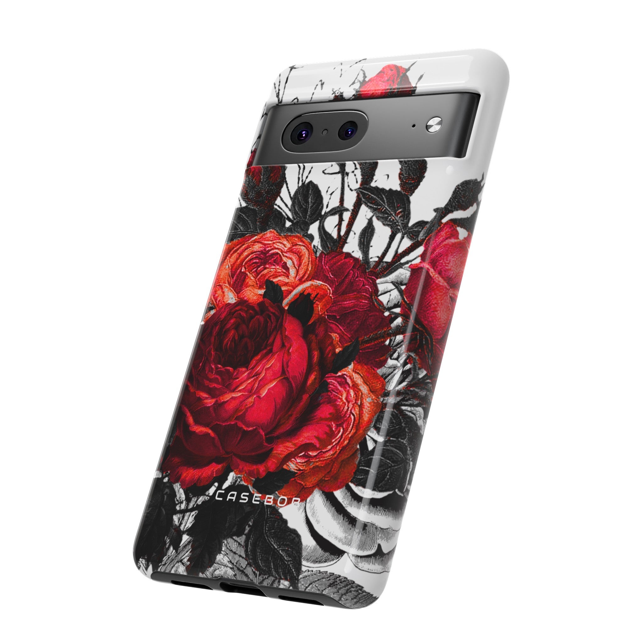 Serarose Gothic Flower - Protective Phone Case