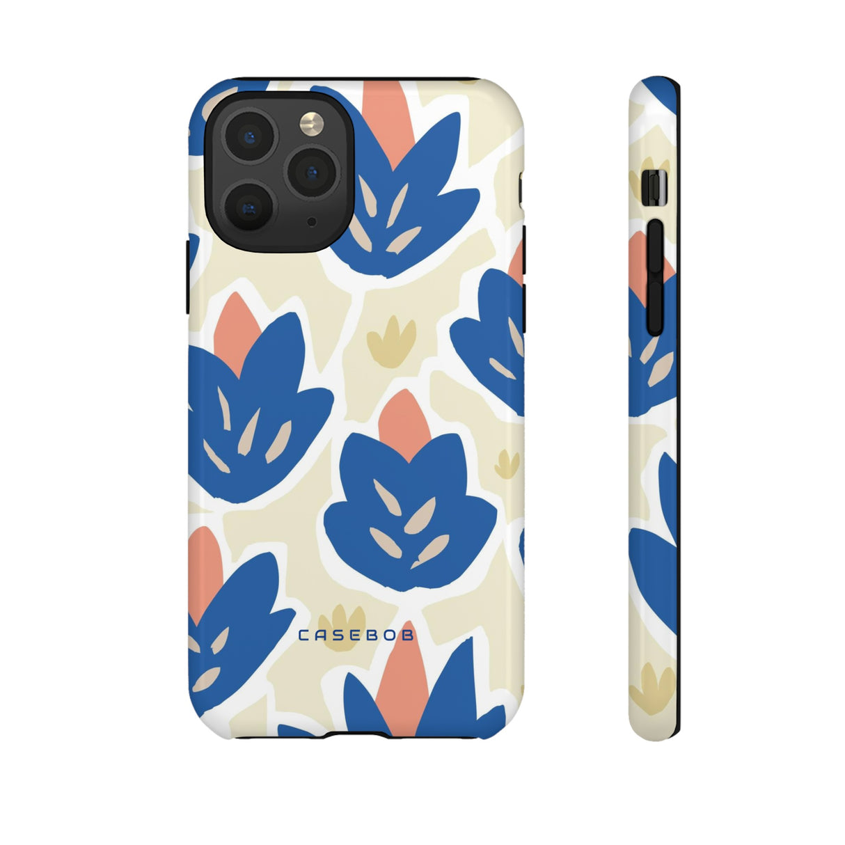 Blue Happy Flower - Protective Phone Case