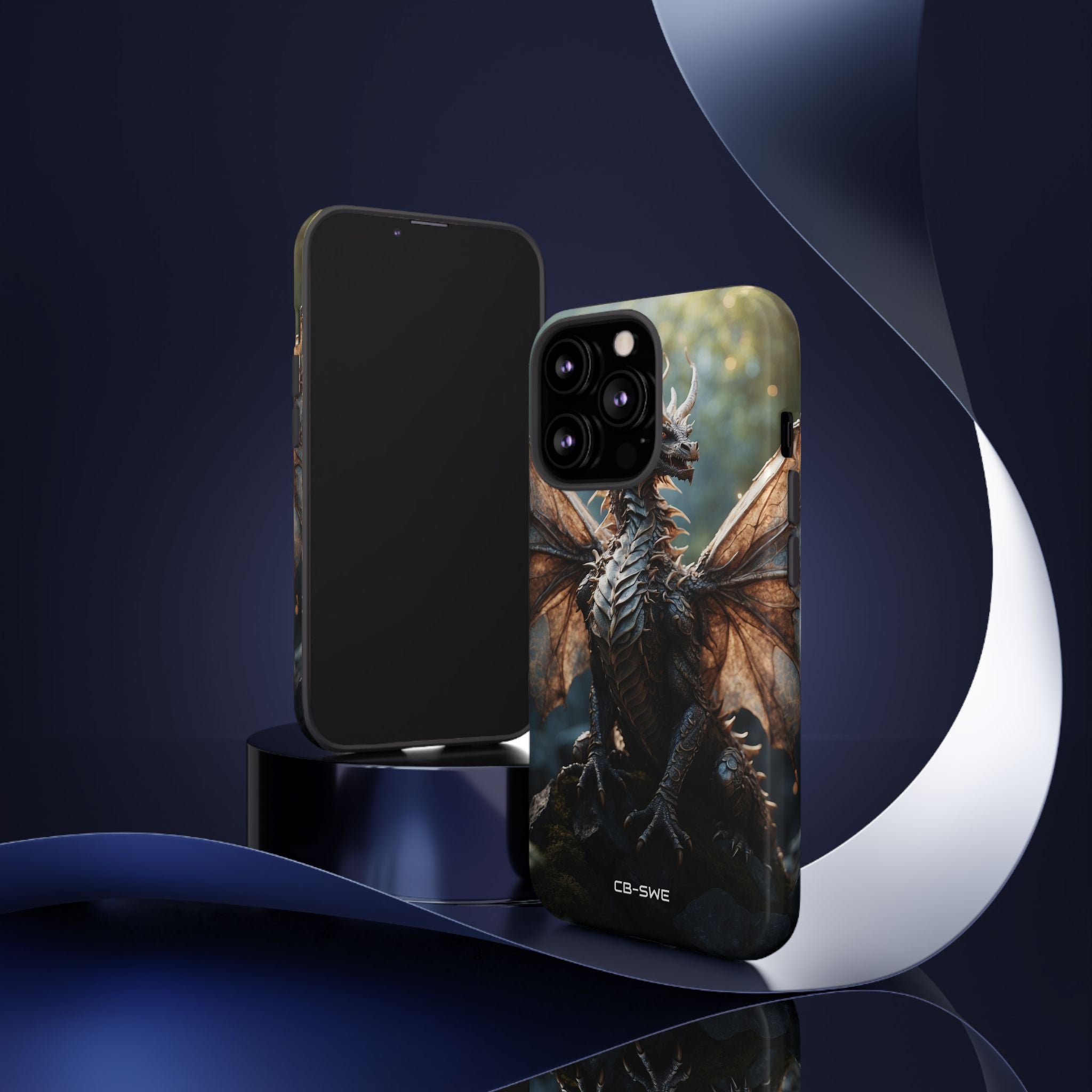 Majestic Dragon Glows - iPhone Case