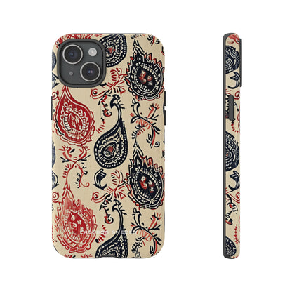 Vintage Paisley Elegance iPhone 15 - Tough Phone Case