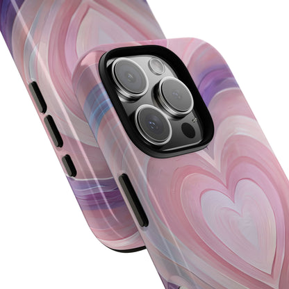 Swirling Hearts iPhone 16 Pro Case - Tough