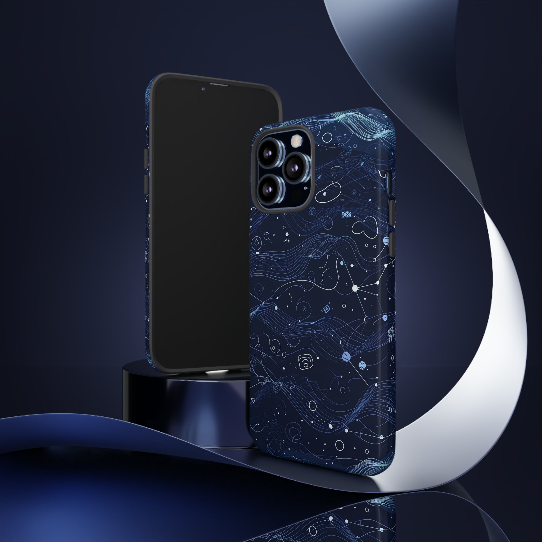 Network Fusion: Connectivity Gradient - Protective Phone Case