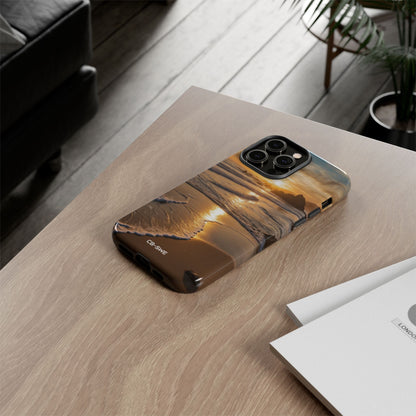 Waves Embrace Shore - iPhone Case
