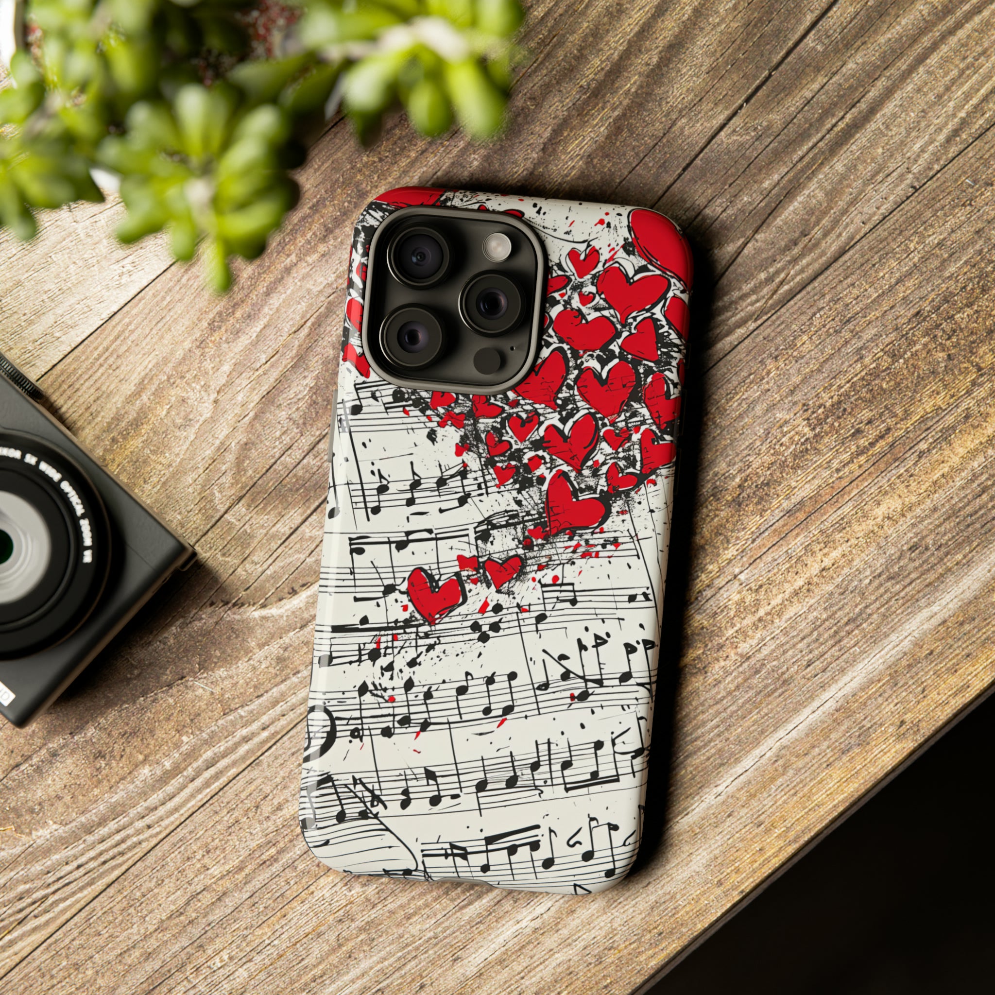 Lyric Harmony Serenade - Protective Phone Case