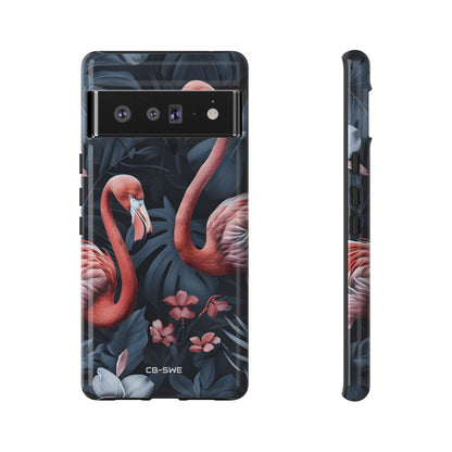 Flamingos Embrace Nature - Google Pixel Case