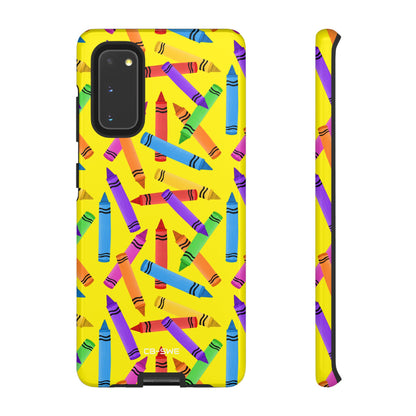 Crayons Scatter Playfully - Samsung Case