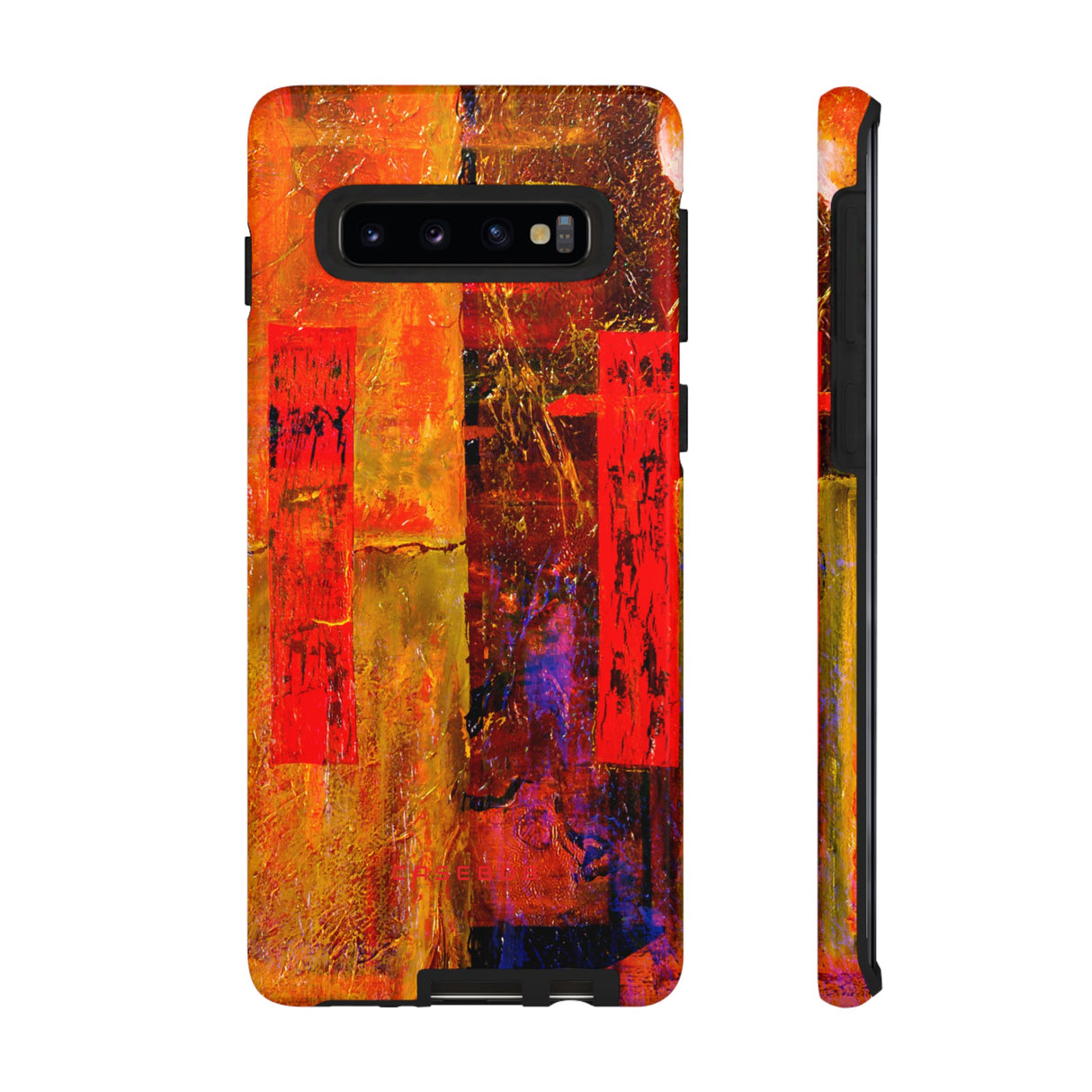 Red Oil Painting - Protective Phone Case