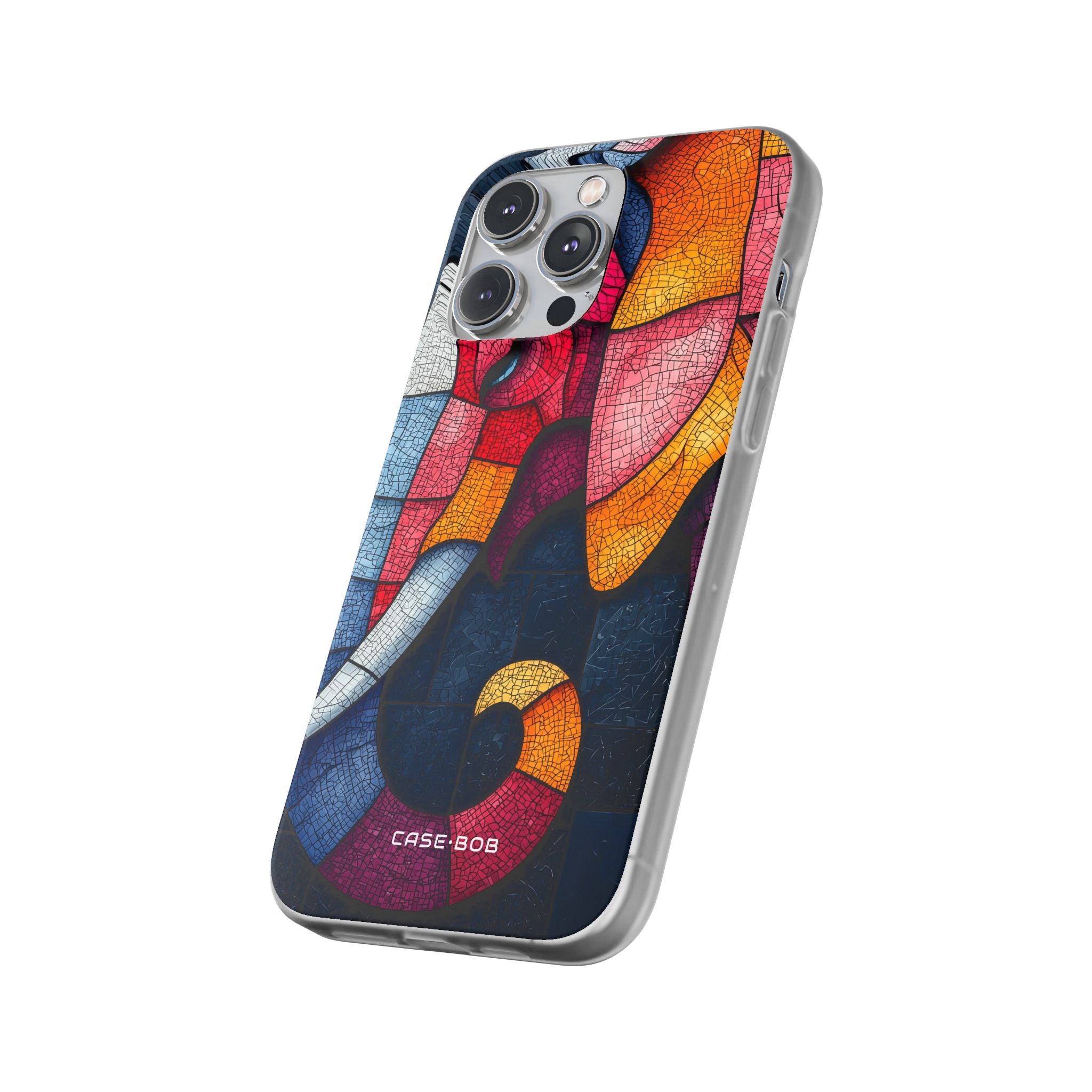 Elephant Mosaic iPhone 14 Pro Max Case - Soft