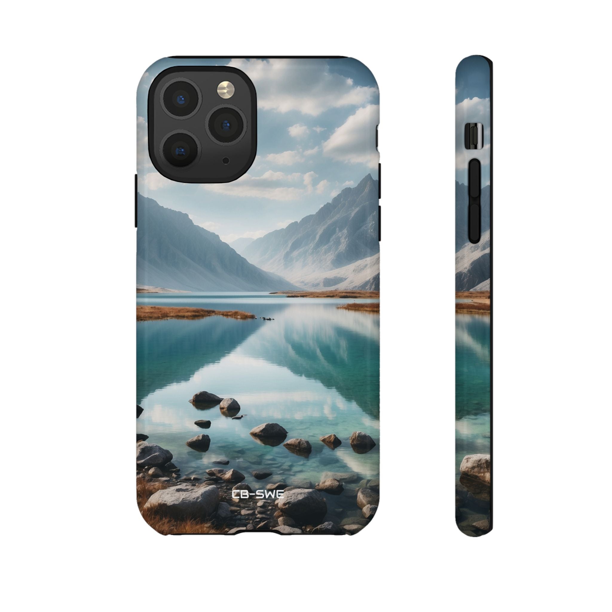 Mountain Reflections Swim - iPhone Case