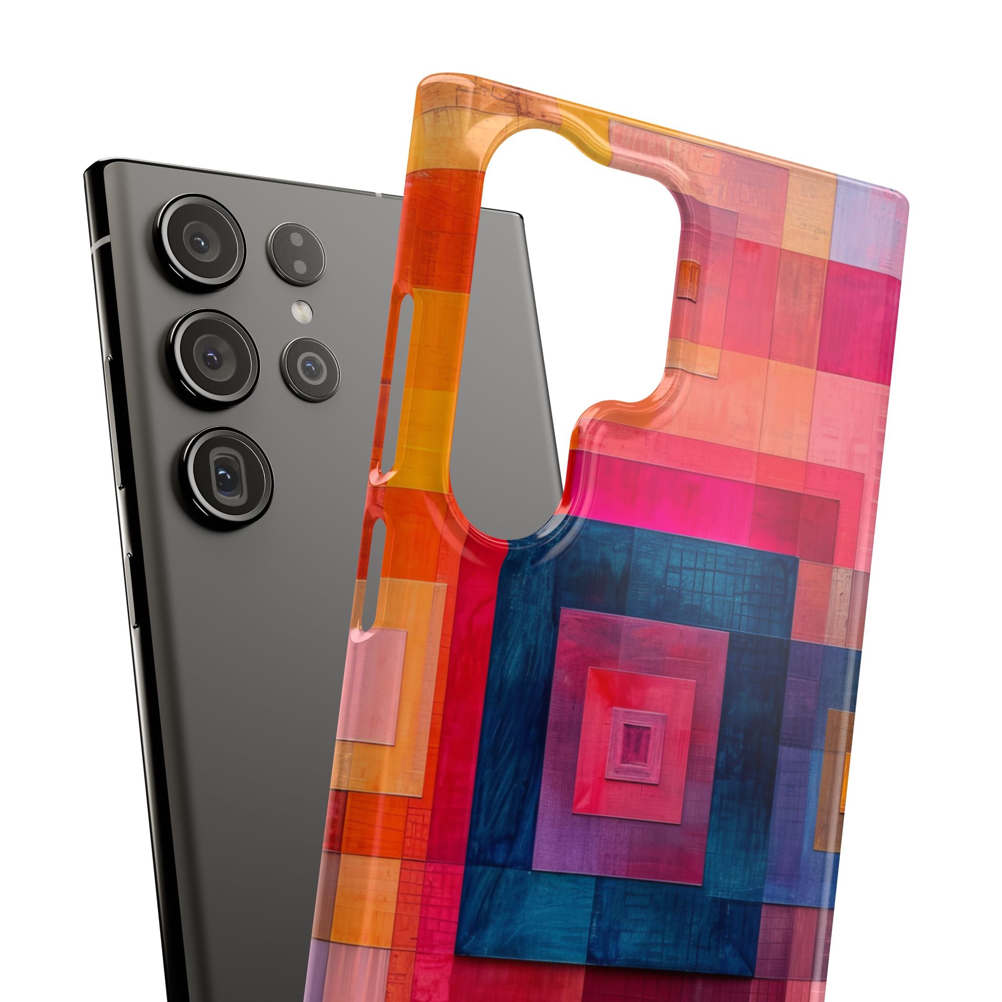 Vibrant Geometry - Slim Samsung S23 Phone Case