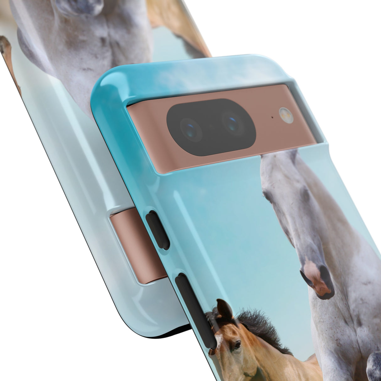 Blue Sky Horses - Protective Phone Case