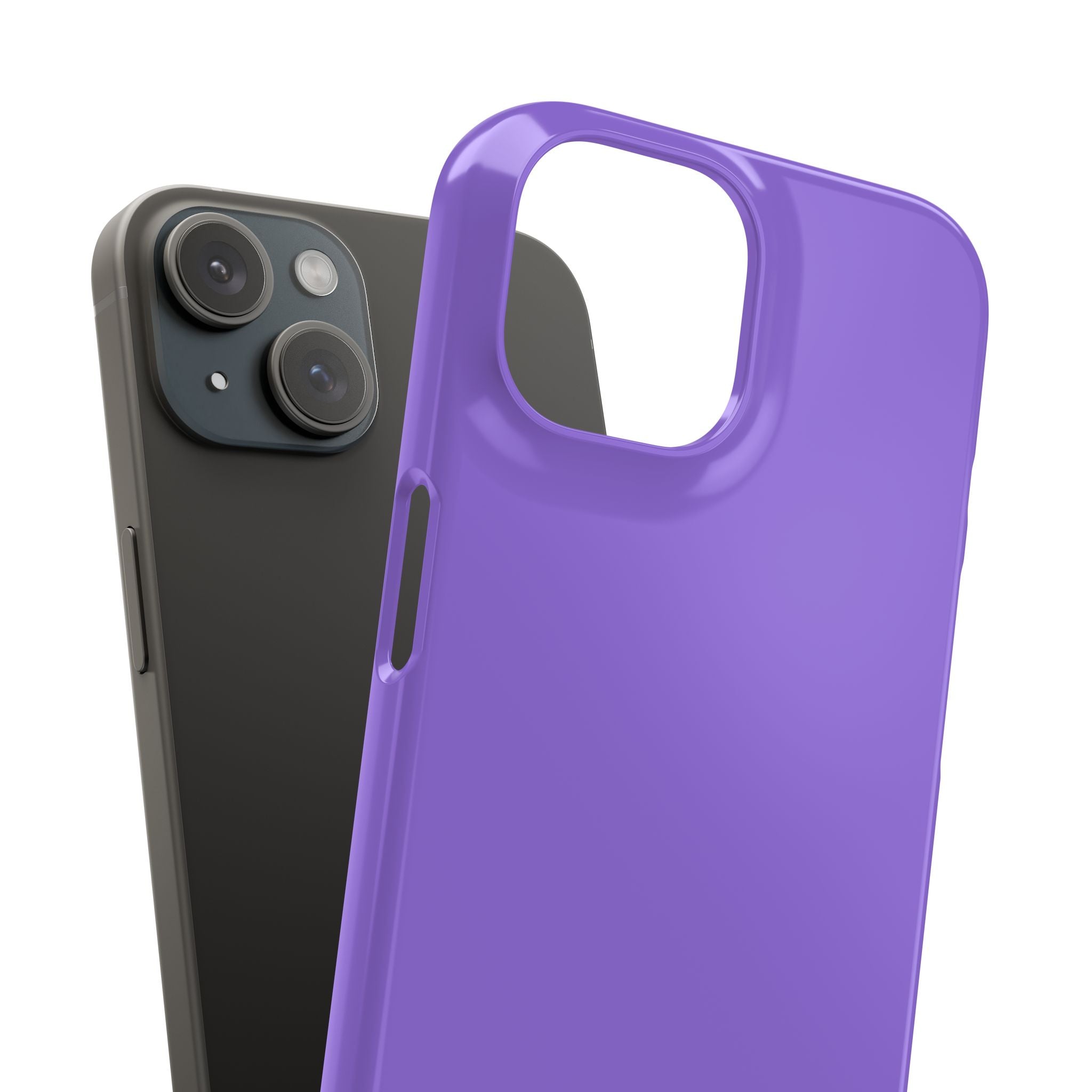 Medium Purple iPhone 15 - Slim Phone Case