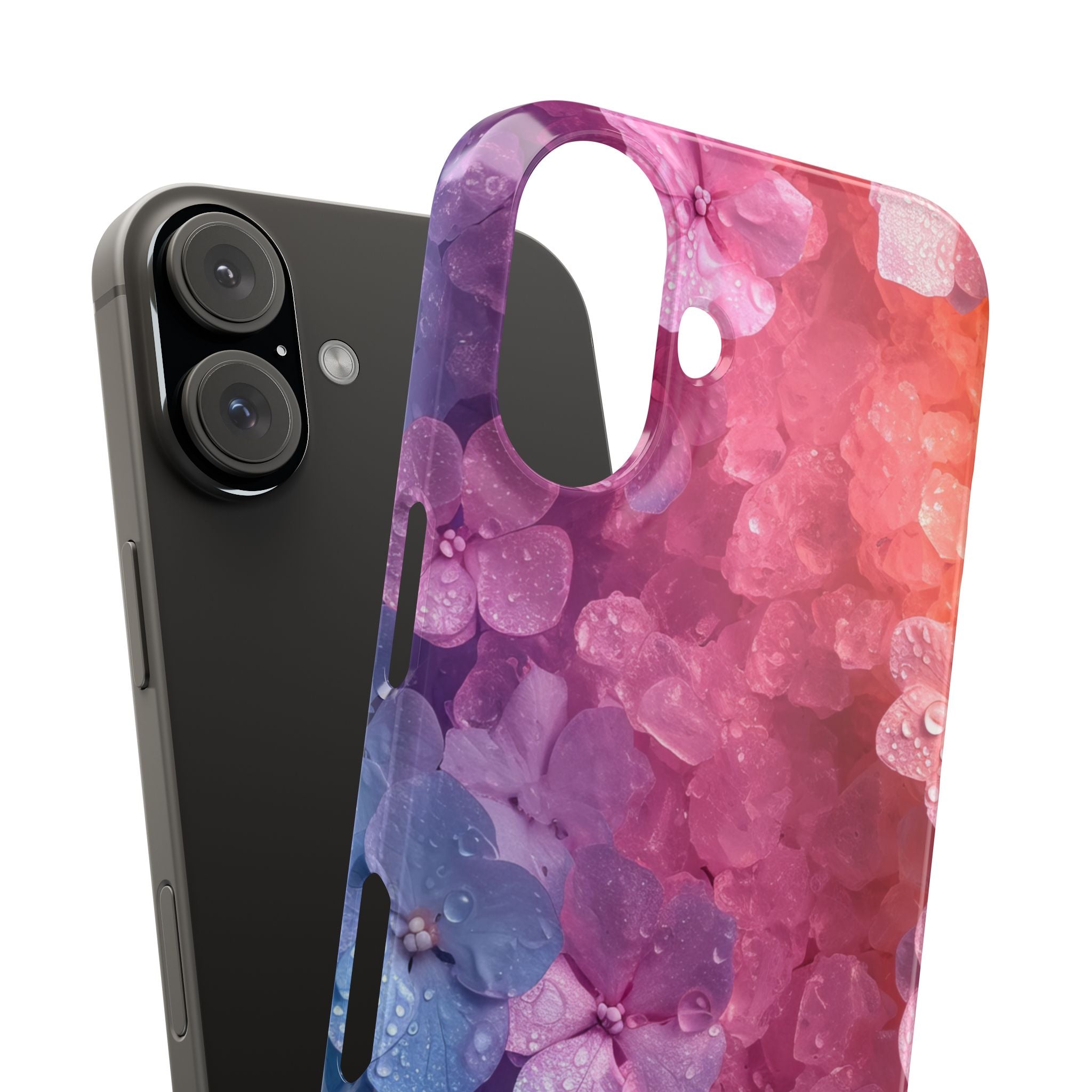 Floral Chill Blooms - Slim iPhone 16 Phone Case