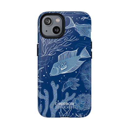 Blue Coral Garden iPhone 14 - Tough+