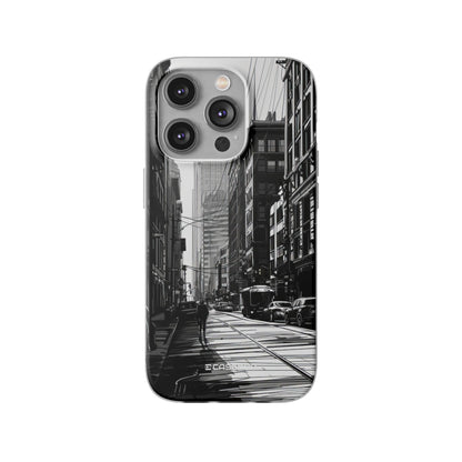 Noir Urban Serenity | Flexible Phone Case for iPhone