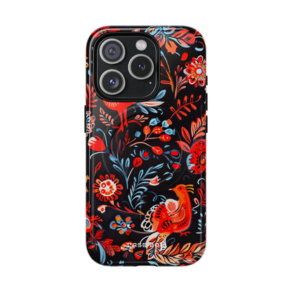 Vivid Birdscape iPhone 15 Pro Case - Tough+