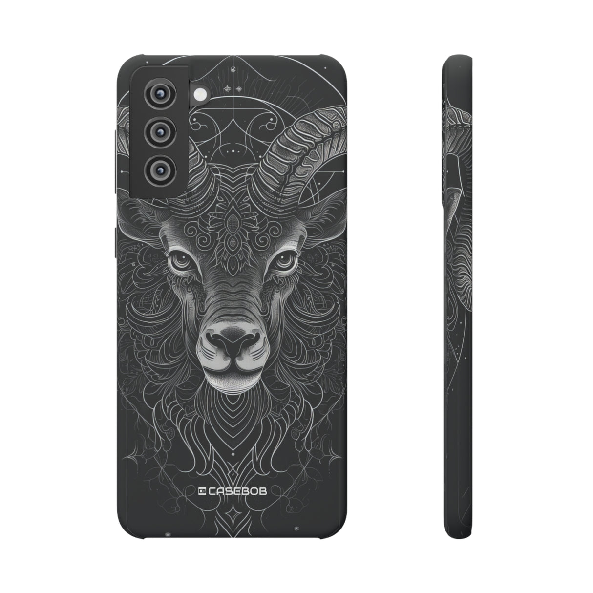 Mystic Ram Mandala | Slim Phone Case for Samsung