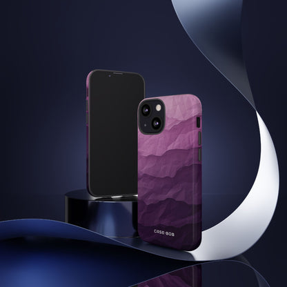 Purple Wave Layers iPhone 13 Mini Case - Tough