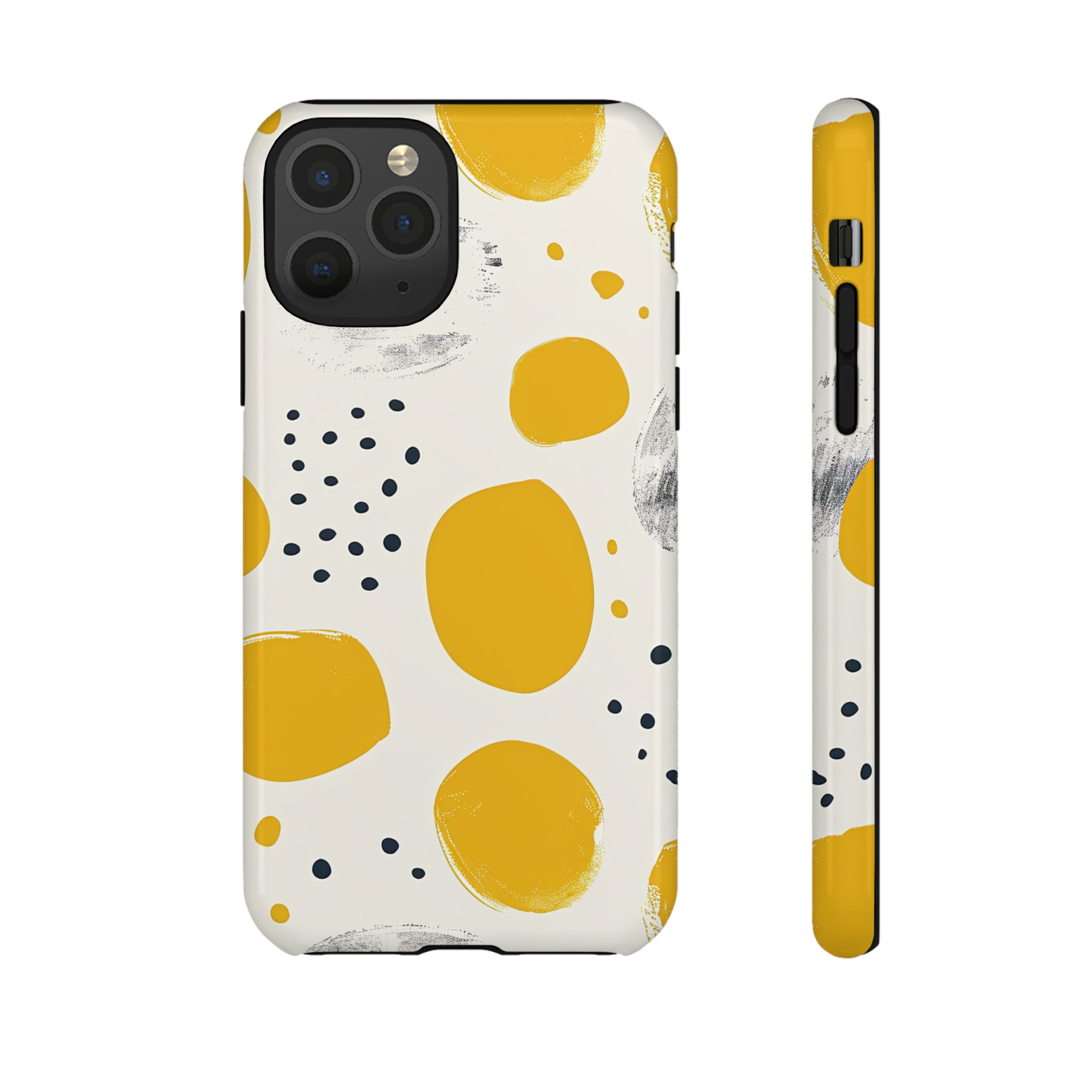 Dotted Yellow Simplicity - Protective Phone Case