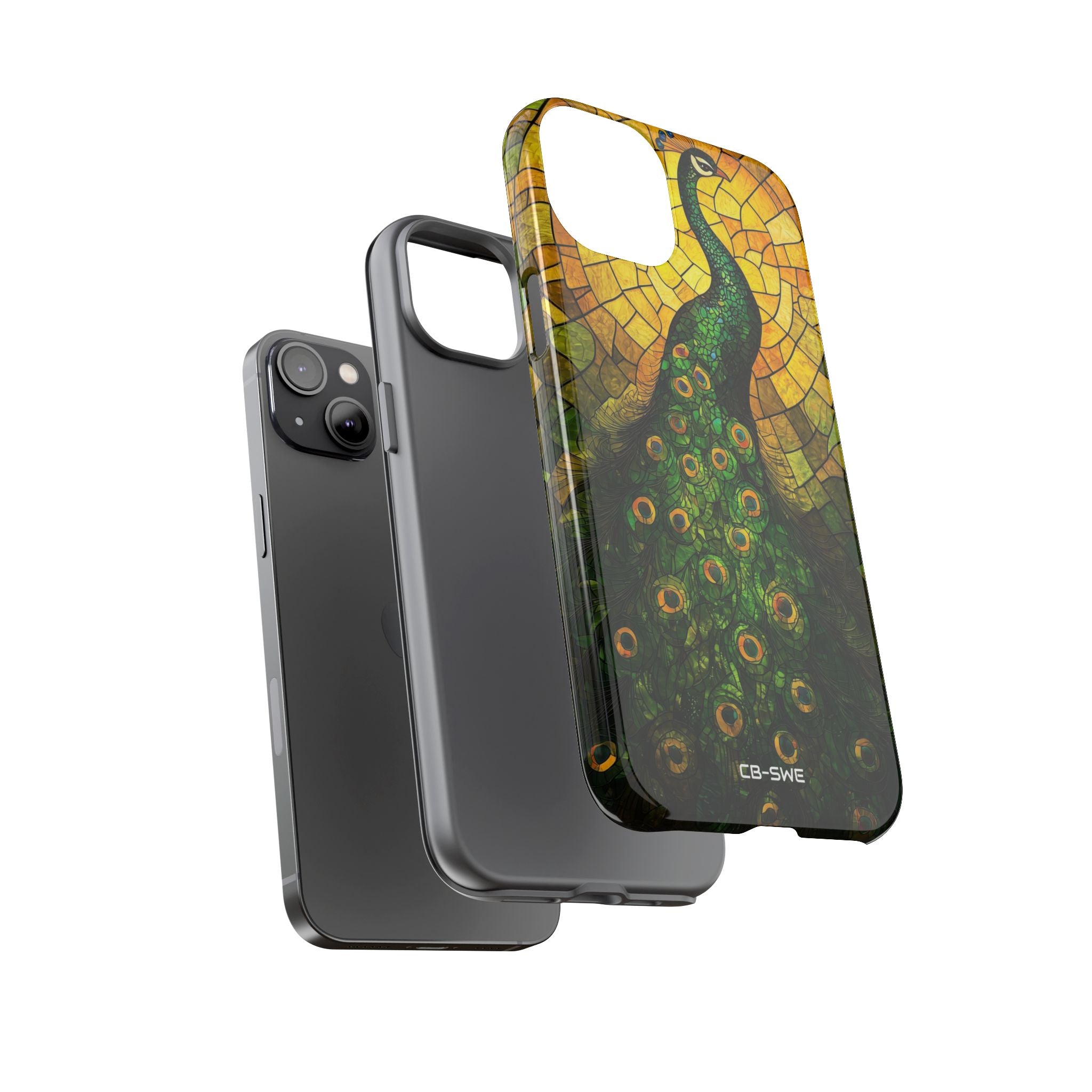 Peacock Spreads Light - iPhone Case