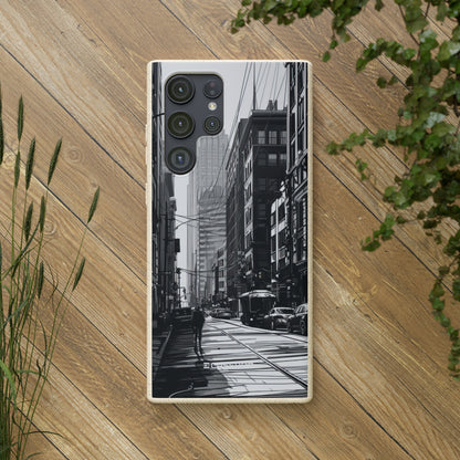 Noir Urban Serenity | Biodegradable Phone Case