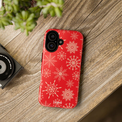 Snowflakes Dance Bright - iPhone Case