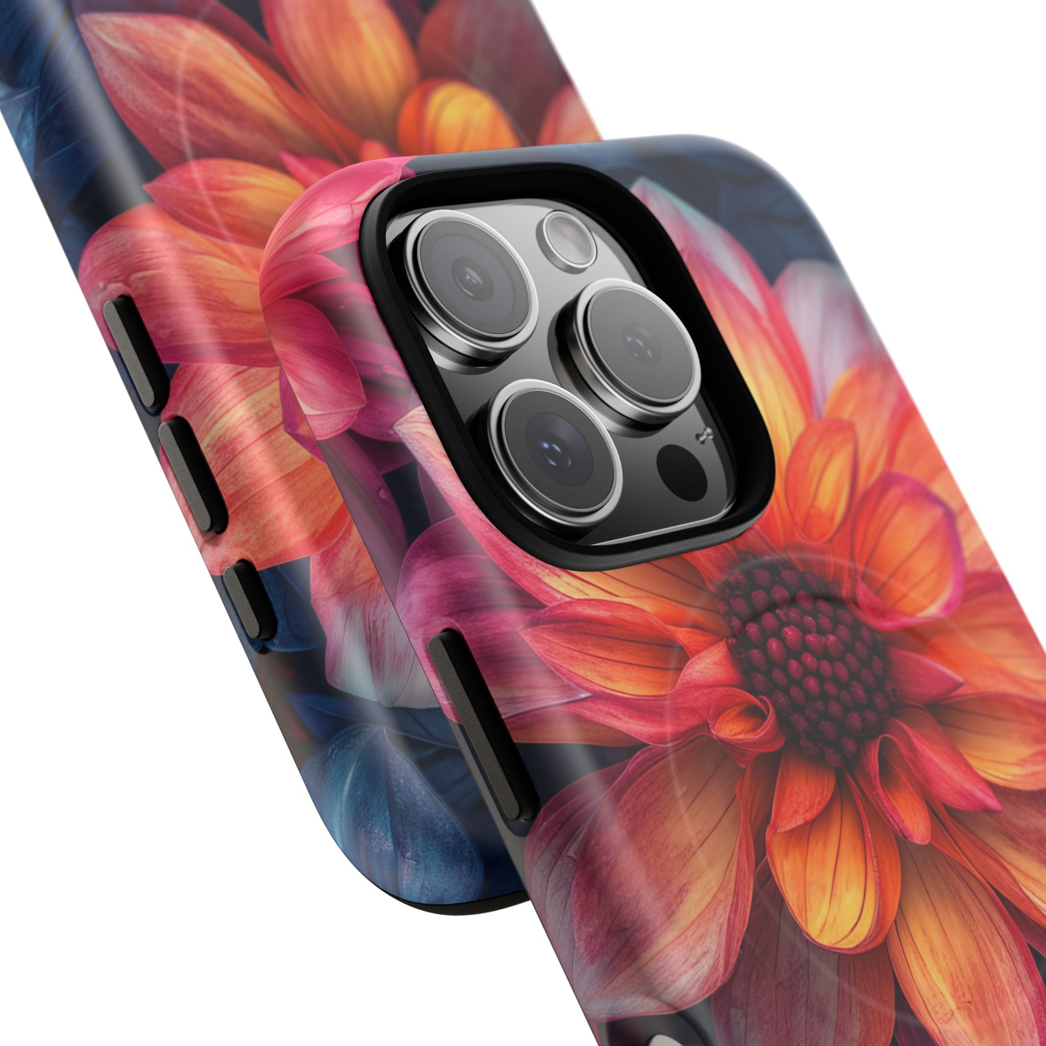 Fiery Bloom Harmony iPhone 16 | Tough+ Phone Case