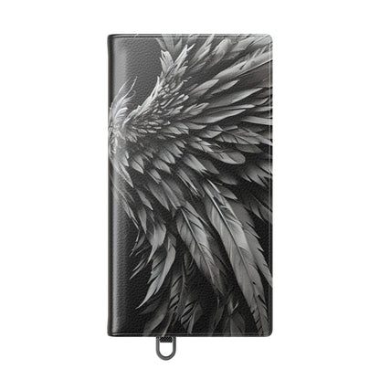 Crimson Silver Wings - Samsung S24 Ultra Case - Wallet