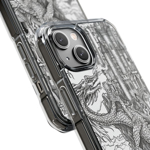 Dragon's Ascent - Phone Case for iPhone (Clear Impact - Magnetic)