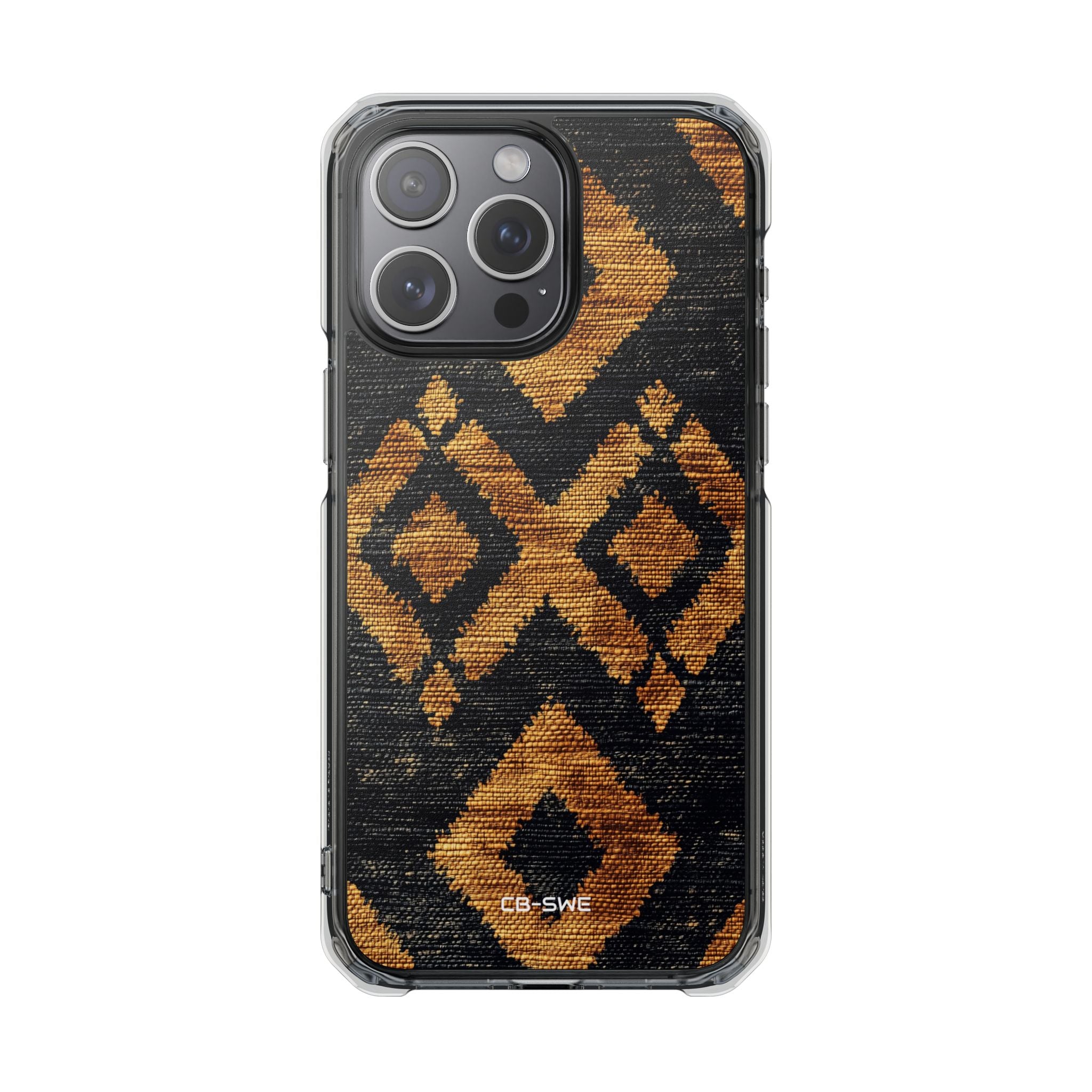 Diamond Shapes Intertwine iPhone Case - Impact