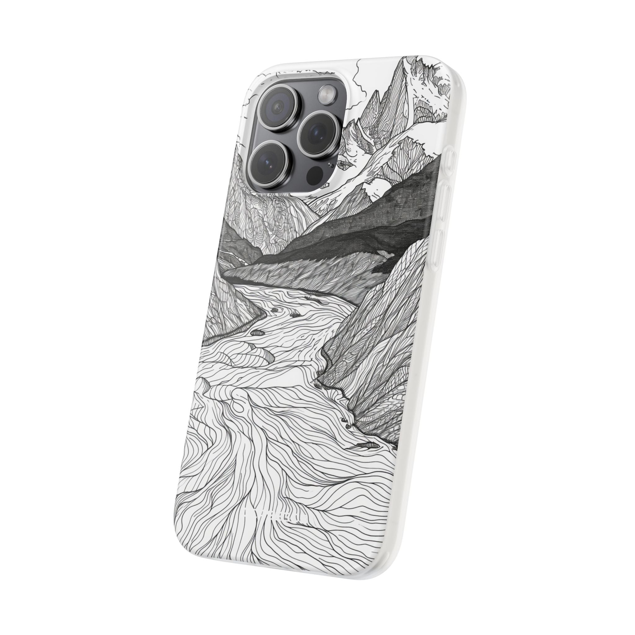 Mountain Tranquility | Flexible Phone Case for iPhone