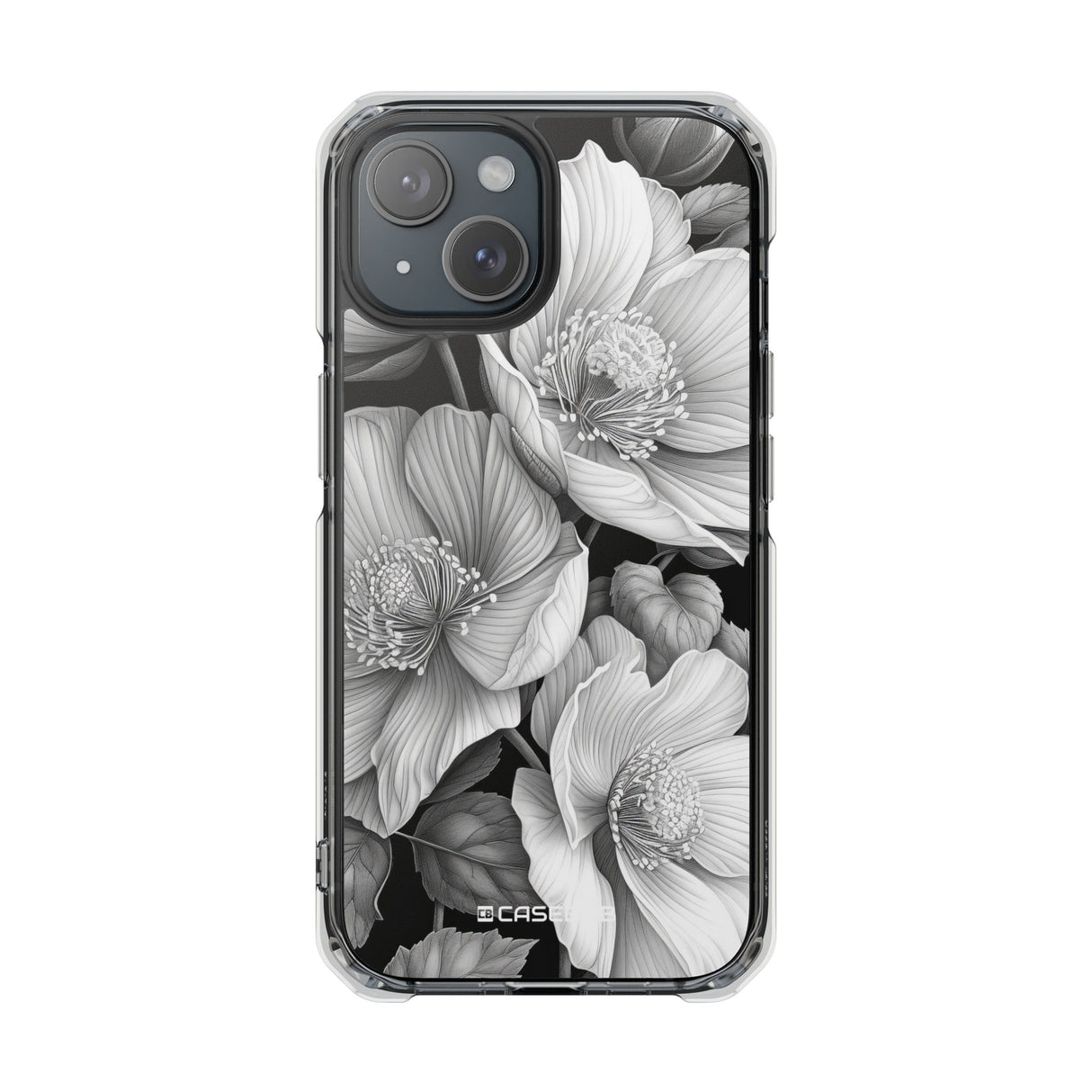 Botanical Elegance - Phone Case for iPhone (Clear Impact - Magnetic)