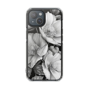 Botanical Elegance – Handyhülle für iPhone (Clear Impact – Magnetisch) 