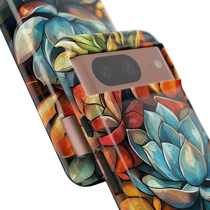 Vibrant Succulent Garden - Google Pixel Case