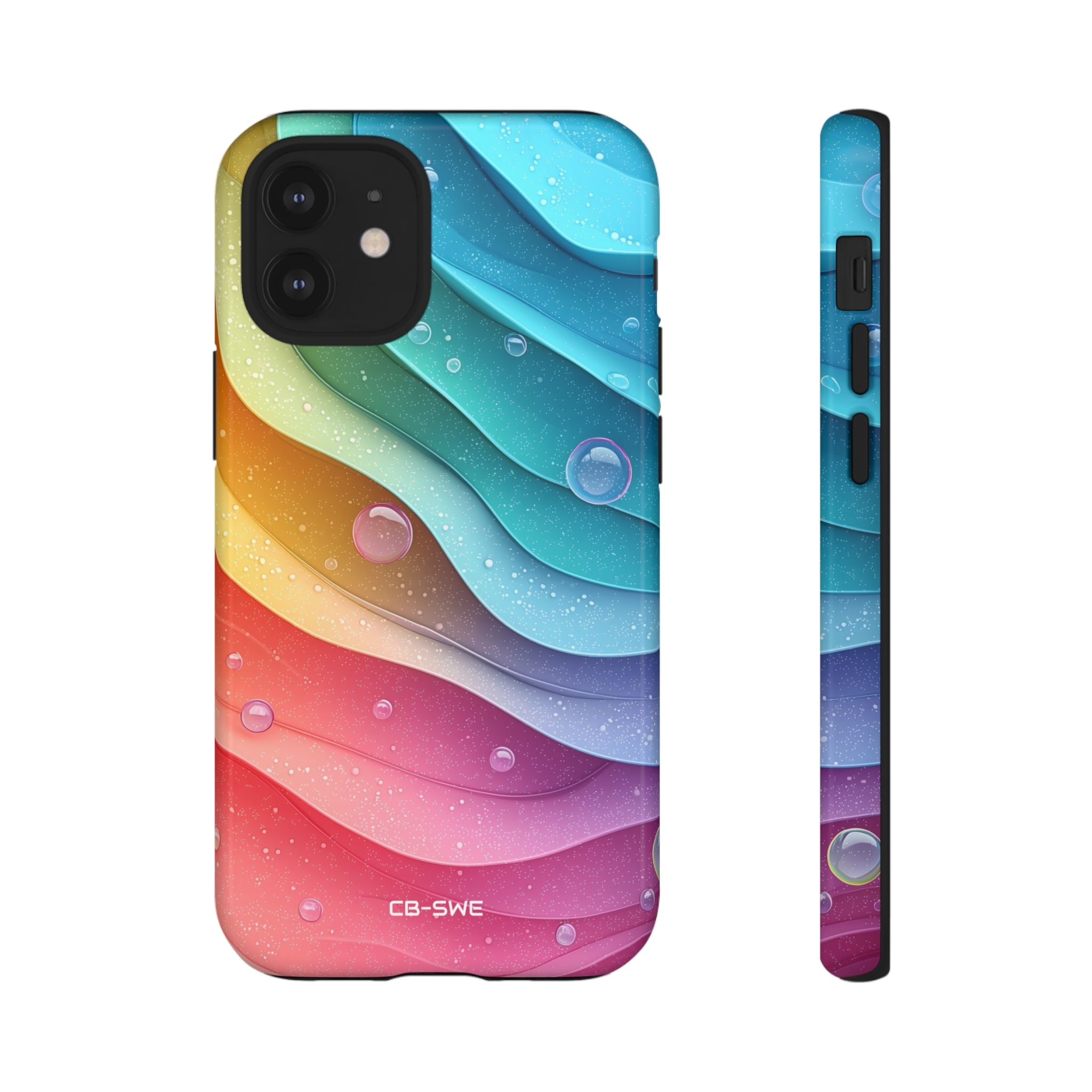 Waves Dance Playfully - iPhone Case