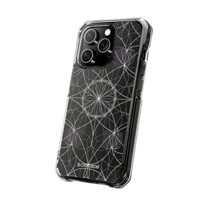 Symmetrische Eleganz – Handyhülle für iPhone (Clear Impact – Magnetisch)