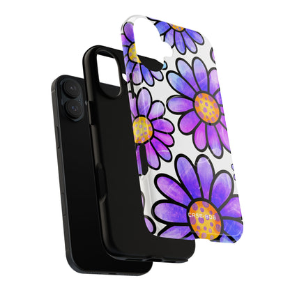 Polka Dot Blooms iPhone 16 Plus Case - Tough+