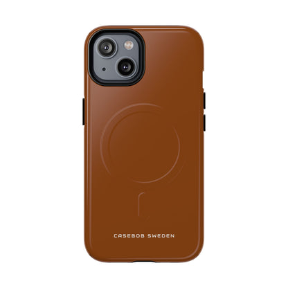 Saddle Brown iPhone 14 | Tough+ Phone Case